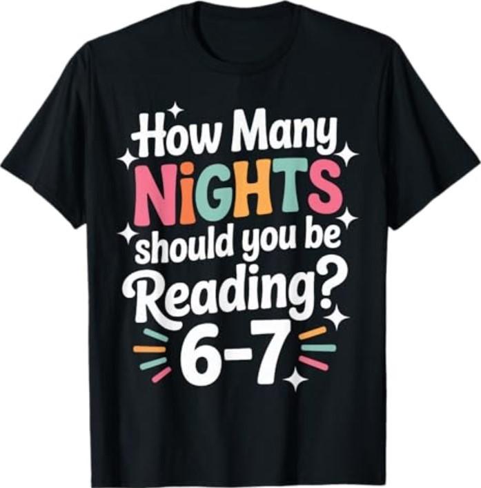 Funny Reading 6 7 Six Seven Meme English Teacher Book Lover T-Shirt Unisex T-Shirt S