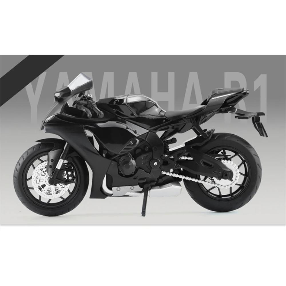 1/12 YAMAHA YZF-R1 Alloy Racing Motorcycle Model Diecast Street Sports Motorcycle Model Simulation Sound Light Kids Toys Gift