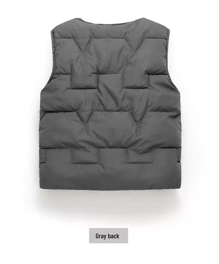 Korean Style Fleece-Lined Cotton Vest for Toddlers – Boys and Girls (Small To Large) Warm Autumn/Winter Clothing