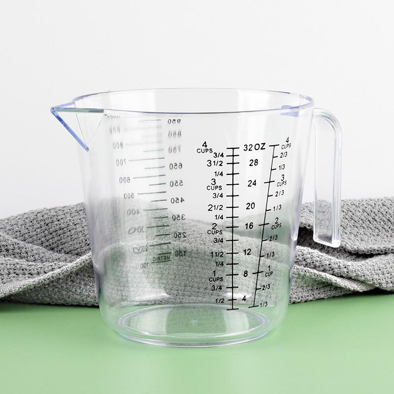 150/300/600/1000Ml 1 Pcs Baking Liquid Measuring Cups Scale Cup Plastic Mixing Cup Kitchen Baking Tools