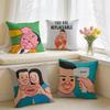 Art JJoan CCornella Cushion Cover Square Short Plush Pillow Case Living Room Sofa Home Decor Funda X