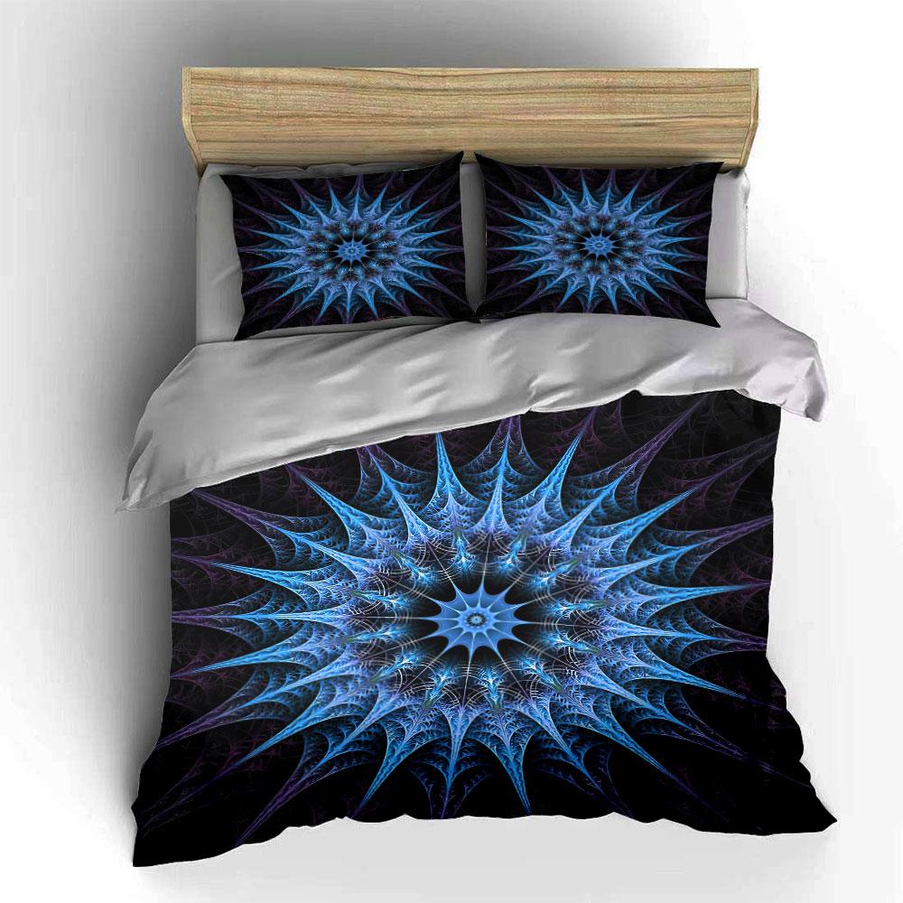 Abstract Art Triptych Decoration Soft Comfortable Duvet Cover Bedding Set Included 1*Duvet Cover & 2*Pillowcases, Gift