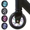 Silent 100/110mm Scooter Wheels Thick Aluminum Alloy Stunt Scooter Wheels With Bearings Stable Roller Wheels Parts Adults Kids