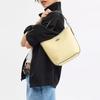 COACH City Bucket Coated Canvas One Shoulder Handbag Small Women's Hay Color CT800-SVMN0