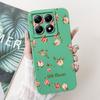 Für Xiaomi Mi 14T Pro Hülle Einzigartige Bonbon-Lackierte Abdeckung Stoßfeste Handyhülle Für Xiaomi 14T Pro Mi14T 5G Weiche Hüllen Hülle Stoßfänger