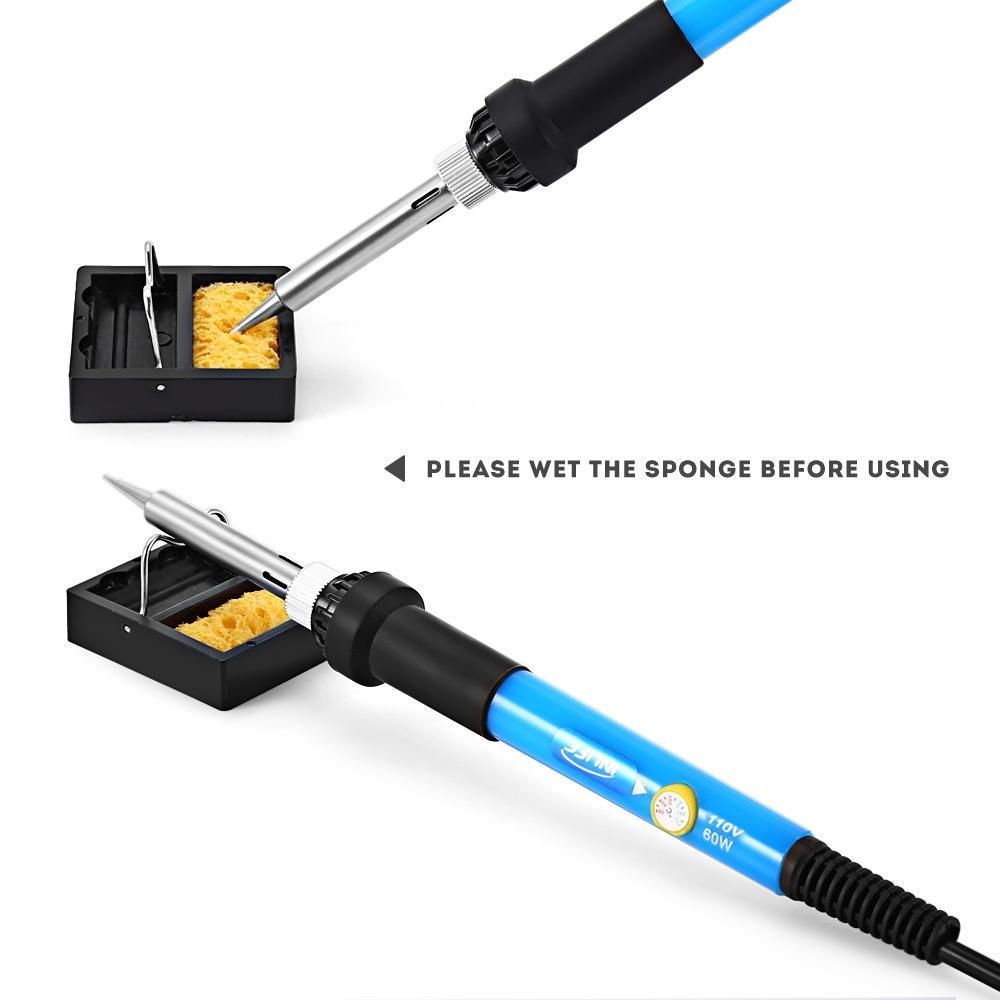 Lötkolben 60W 110V elektronisches Lötkolben-Set Schwammständer