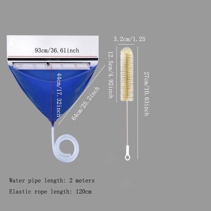 Waterproof Air Conditioner Cleaning Cover & Water Catch Bag for Indoor/Outdoor Units