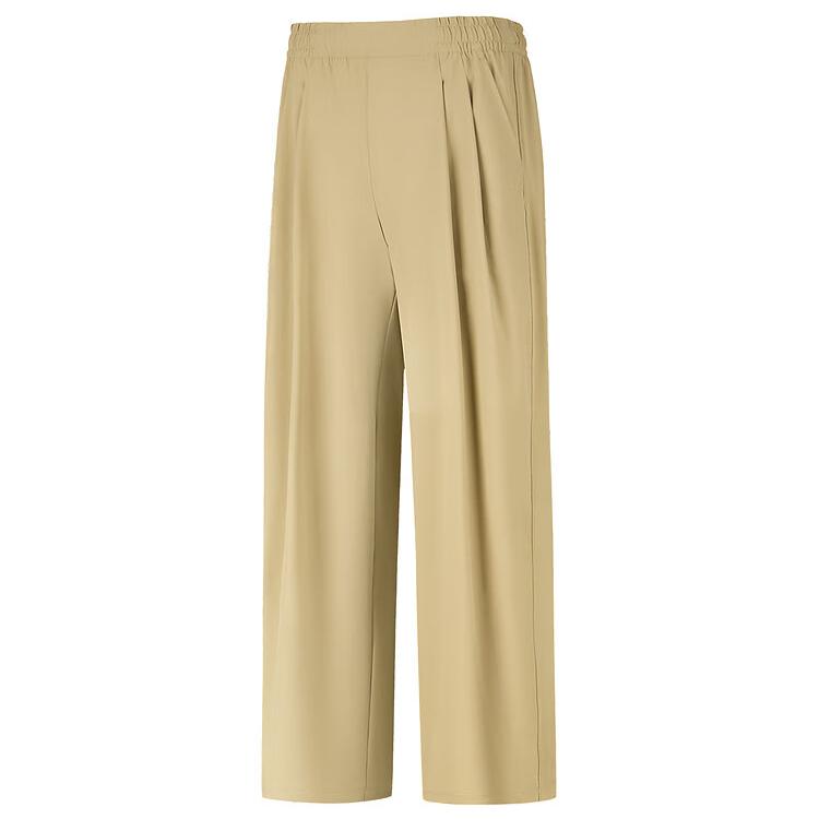 Skechers Solid Color Loose Fit Cooling Sun Protection Elastic Knitted Sports Pants Women Bottoms P226W174-00EG