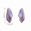 Trendy Style Irregular Stud Earrings Light Luxury French Minimalist Earrings  Women Jewelry