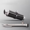 For Suzuki GSXR GSX-R 1000 07-11 GSXR1000 GSX-R1000 K7-K11 Motorcycle Exhaust Mid Link Pipe Escape Slip-On With Silvery Muffler