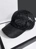 Lace Baseball Cap Women Summer Casual Sun Hat Semi Hollow Thin Design