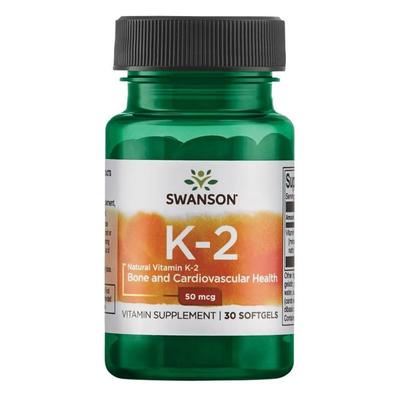 Vitamin K-2 - Natural, 50mcg - 30 Softgels