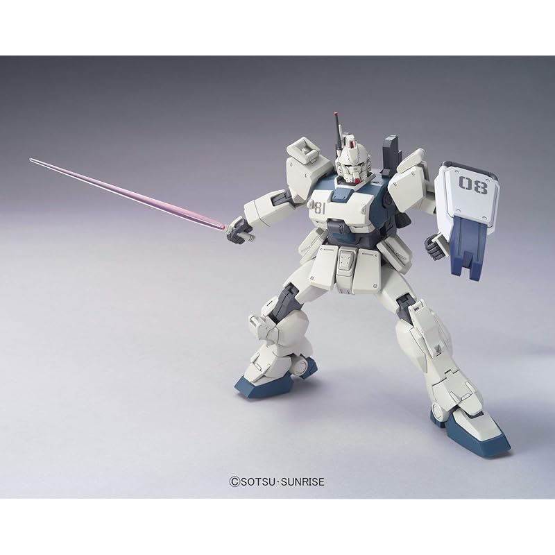 SPIRITUEUX BANDAI (Bandaï) esprits) HGUC Mobile Suit Gundam 08th MS Platoon RX-79[G]Ez-8 Gundam Ez8 Échelle 1/144 Modèle en plastique à code couleur