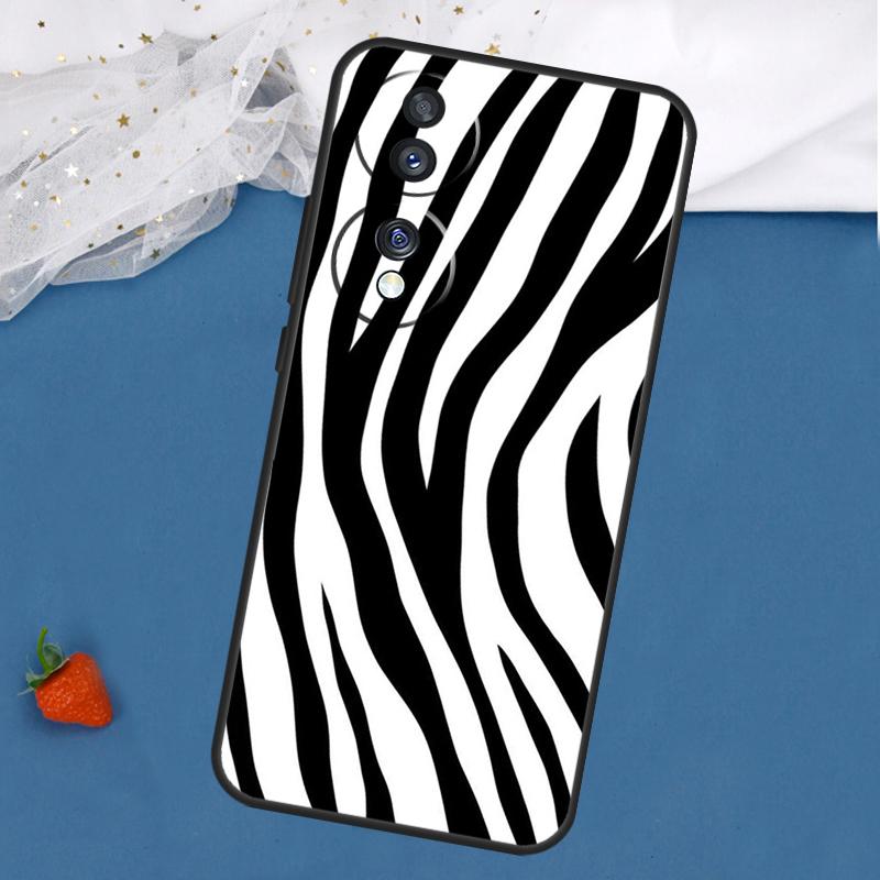 Cow Zebra Pattern Case For Honor Magic 8 5 6 7 Pro 200 400 50 70 90 Lite Win RT X8c X8b X9a X9b X9c X9d Cover