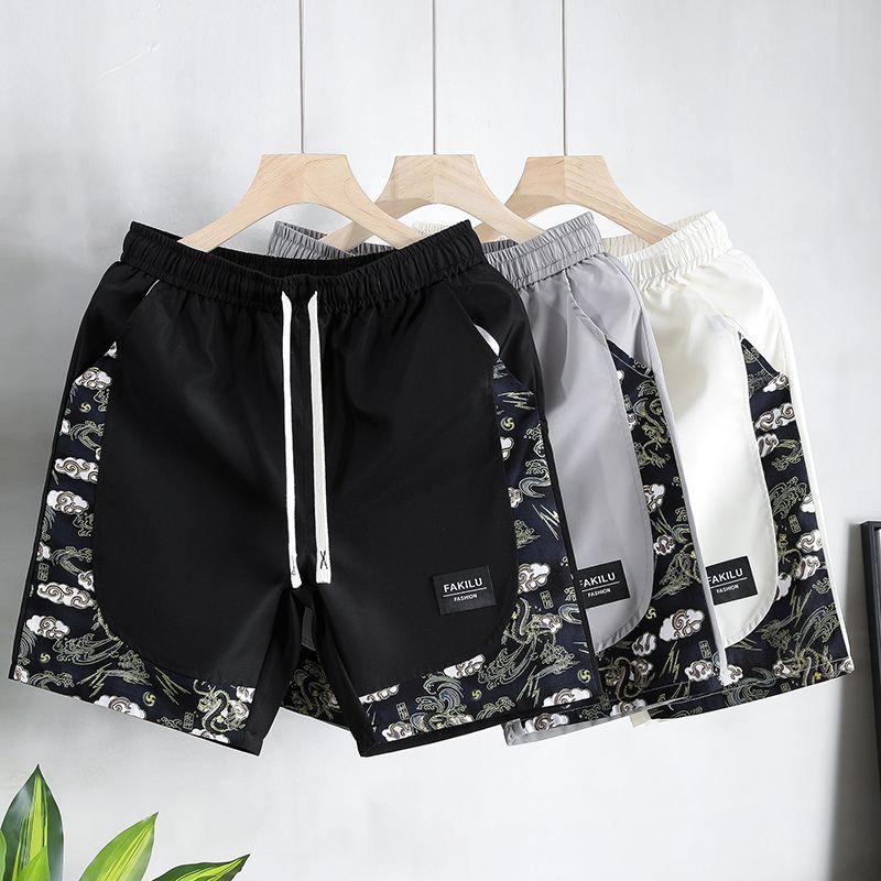 Ανδρικό σορτς Λεπτό καθημερινό αθλητικό καλοκαιρινό παντελόνι πέντε πόντων Φαρδύ παντελόνι παραλίας Παντελόνι ανδρικό παντελόνι