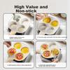 COOKER KING Breakfast Pan, Pancake Maker, Egg Frying Pan, Burger Pan, Four-Hole Breakfast Griddle, 18cm