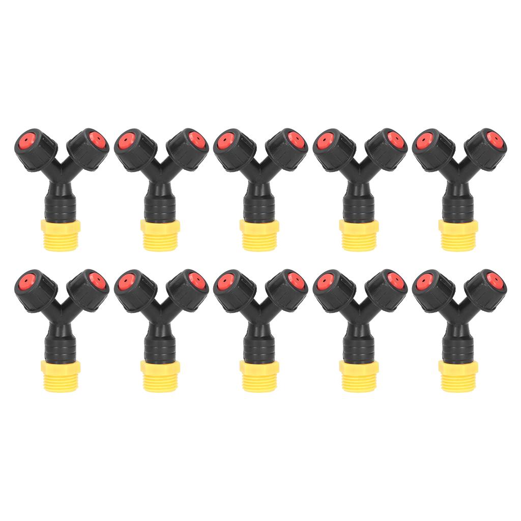 10Pcs Misting Nozzle G1/2 Male Thread Agriculture Garden Irrigation Sprayer Nozzles