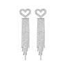 Temperament Luxury Shiny Diamond Love Earrings
