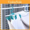 Luxurious Sunset Orange Foldable Clothes Drying Rack With Multiple Clips For Socks