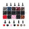 752Pcs Safety Eyes Noses Plastic Resin Assorted Sizes Colors Smoothing Doll Eyes Noses for Crochet Sewing Plush Toy