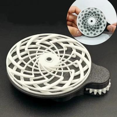 3D Geprint Dynamisch Decompressiespeelgoed Spiraalvormig ABS Psychedelisch Tandwiel Stressverlichter Mode Simpel Creatief Grappig Model