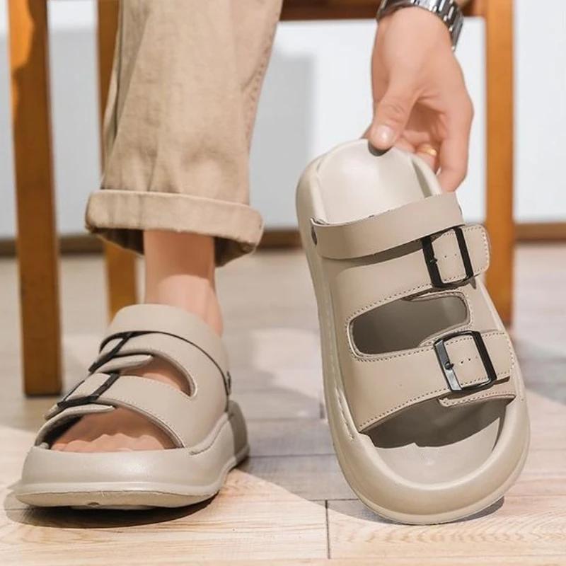 Fashion Anti-slip Male Shoe Beach With Platform Daily Use New Summer Low Price Descount Cheap Liquidation In Welcome Deal Men's Sandal