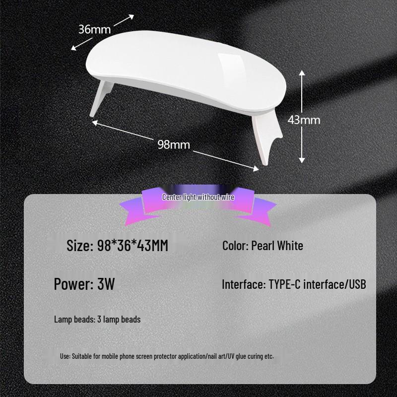 

48 Вт УФ светодиодная лампа для полимеризации клея и сушки гель-лака