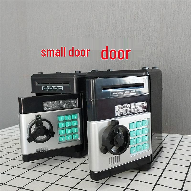 Internationales Sparschwein im Geldautomaten-Stil: Münzbetriebener, sprachaktivierter, rollender Münz-Elektroniksafe für Kinder