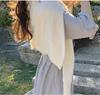 Korean Minimalist Tie-Waist A-Line Shirt Dress for Women