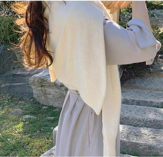 Korean Minimalist Tie-Waist A-Line Shirt Dress for Women