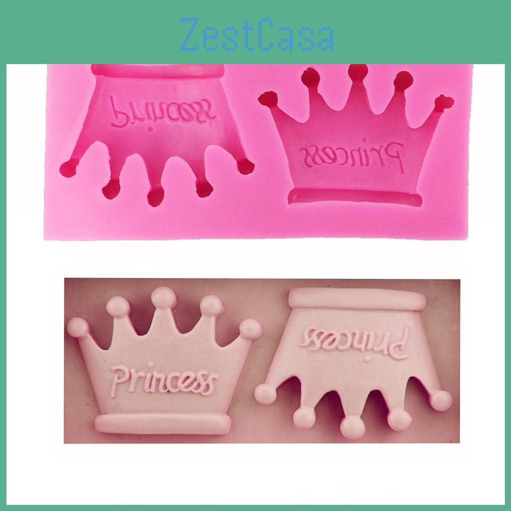 Princess Mold Crown Silicone Shape Baking Pan Cake Decorating Tools Chocolate Stencils Kitchen Tool
