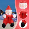 Christmas Inflatable Santa Claus Xmas Decor Yard Decoration Novelty Gift Climbing for Balcony