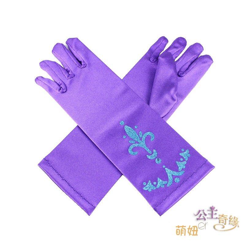 

Принцесса Бейер Нарукавник Девочка Лед Снег Эльза Принт Перчатки Детские Спящая Красавица Софи Длинные Волосы Принцесса Нарукавник Sophia Print Purple All yards