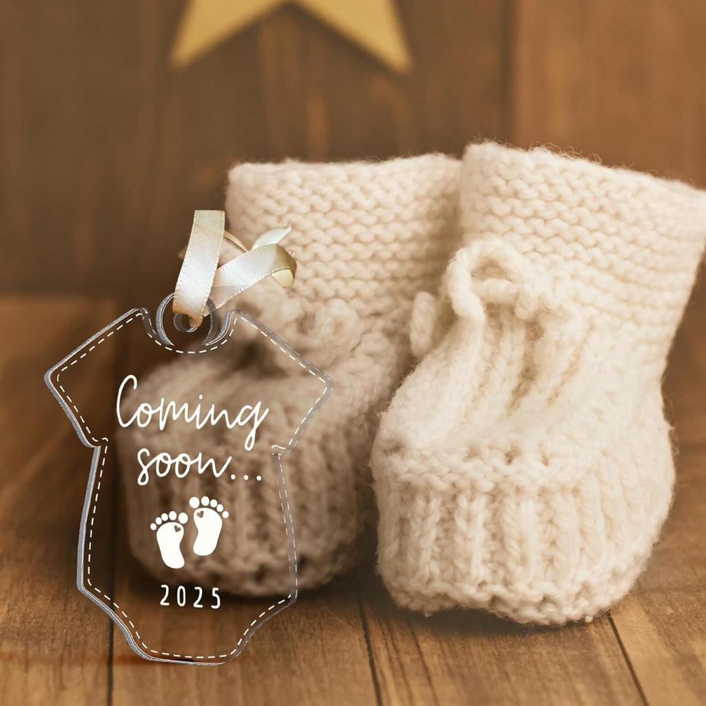 MAPDTWO Pregnancy Announcement Gifts for Family, Husband, Grandparents, Family, Aunt - Expecting Baby Ornament 2025 - Gifts for Expecting Parents -
