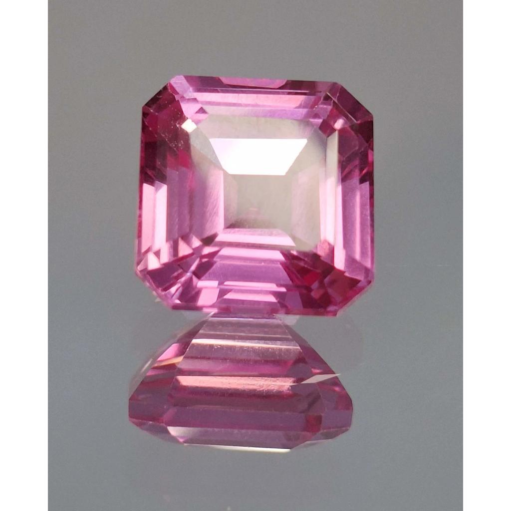 Fabulous Natural Pink Spinel 13-15 Ct Asscher Cut Certified Loose Gemstone