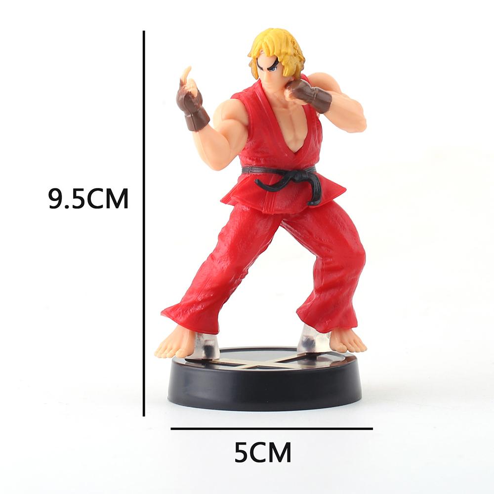 

Hot Anime Street Fighter Fighting Activity Action Figure Ken Masters Hoshi Ryu PVC Cute And Charming Playthings Dolls Room Decor Birth Date Present