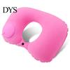Inflatable U-shaped Pillow Neck Waterproof Built-in Pump Fatigue Relief Outdoor Traveling Car Airplane for Daily Use U Shaped Travel