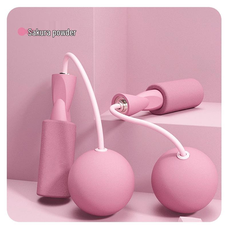 Cordless Big Ball Jump Rope for Middle School Exam Fitness - Thick Steel Wire for Children's Exercise.