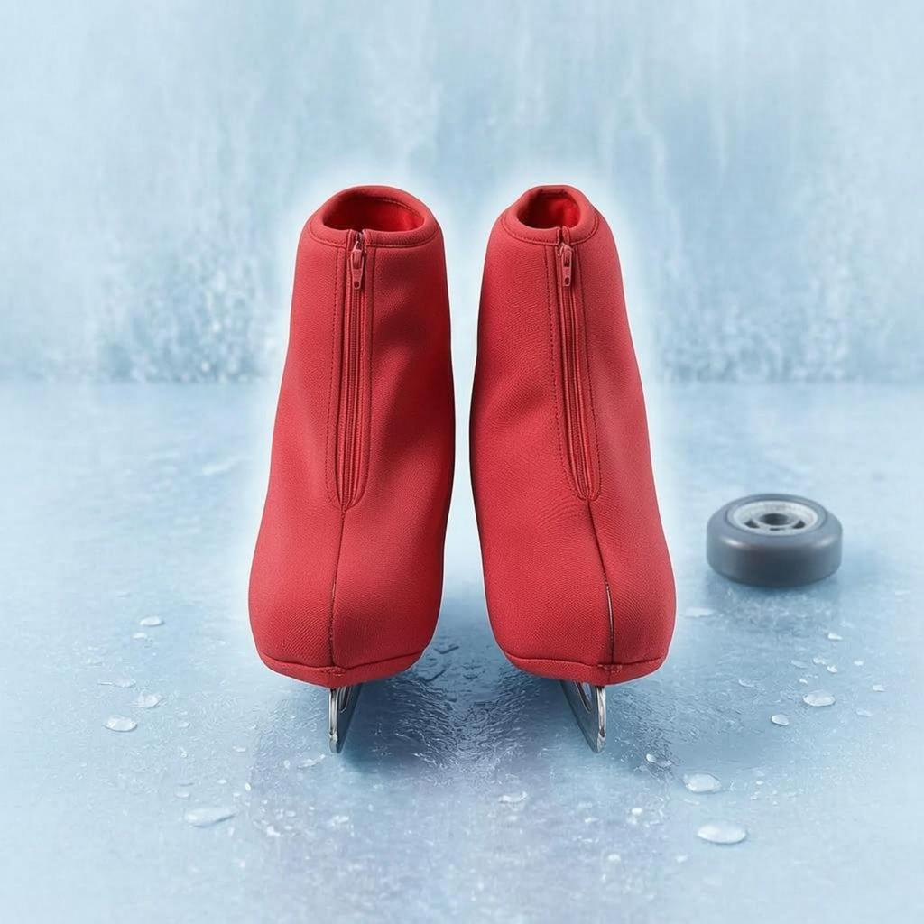 Skating Shoe Cover Scuba Material Zipper BootShaped