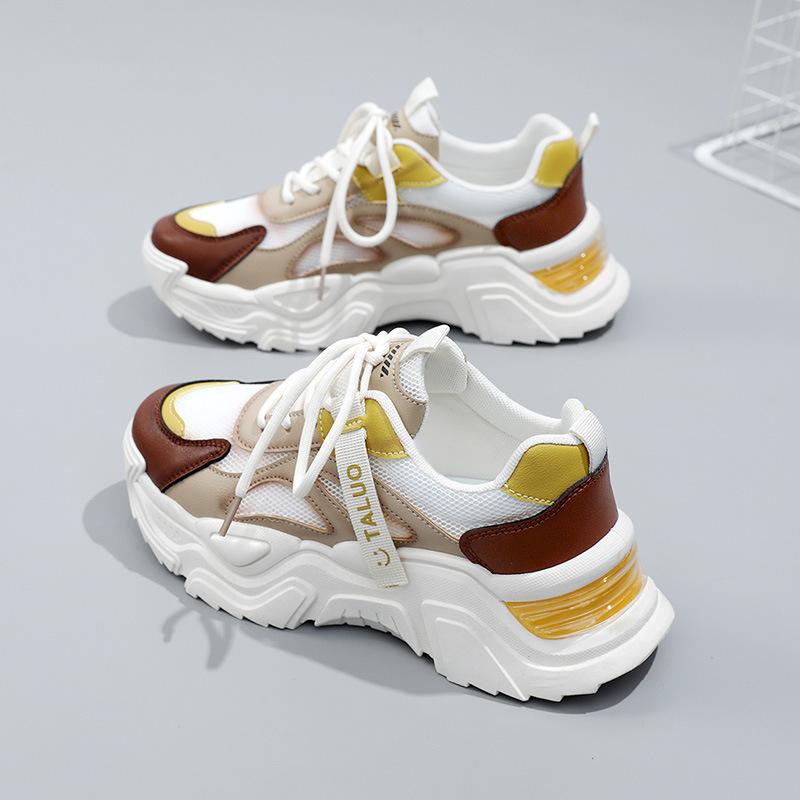 

(Processing and customization) K812 dad shoes women s shoes summer mesh shoes breathable mesh thick sole casual sports ins tide 40