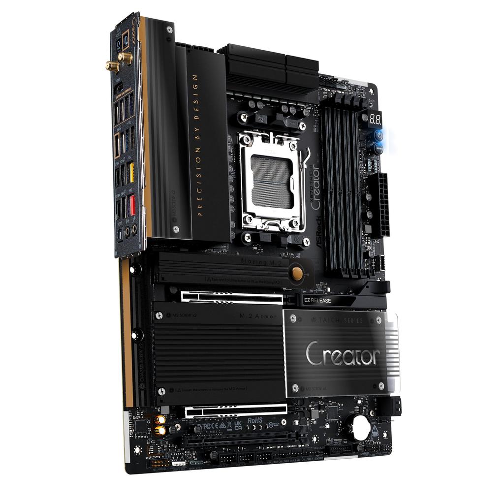 Asrock X870 Taichi Creator AMD Ryzen Series CPU X870 Chipset ATX Motherboard Japanese Retailer Motherboard, 9000/8000/7000 (Socket AM5), [Official