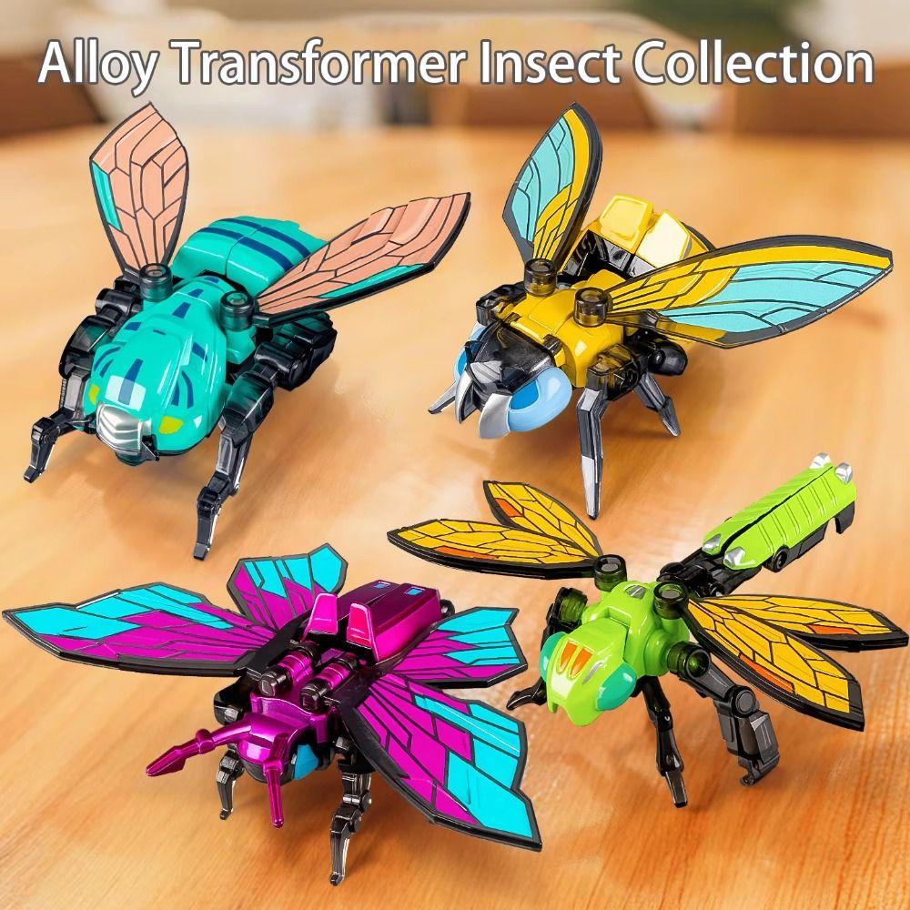Simulation Style Insect Transformer Mecha Toy Double Combination Action Figure Children's Gift