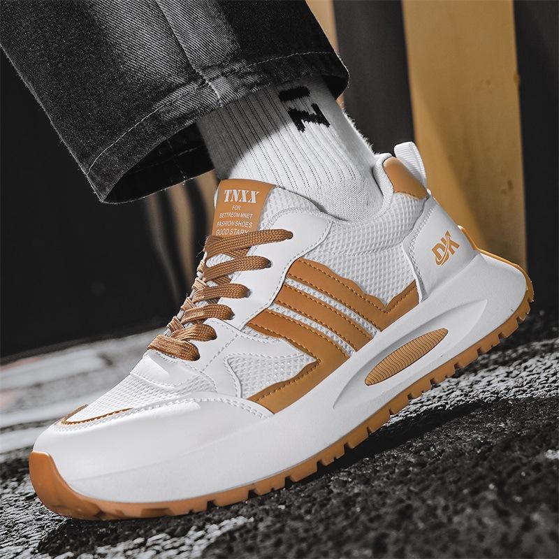 

2024 Four Seasons Douyin Kuaishou The same mesh breathable sports men s shoes outdoor Korean version platform running shoes Forrest Gump shoes 39