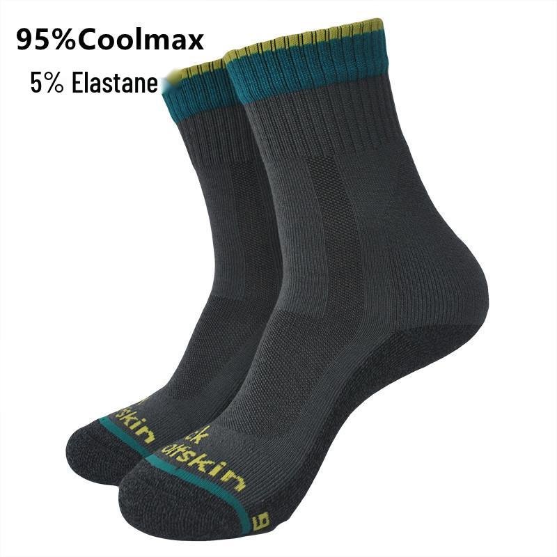 Kalın Havlu Tabanlı Dış Mekan Hızlı Kuruyan Coolmax Yürüyüş Çorapları