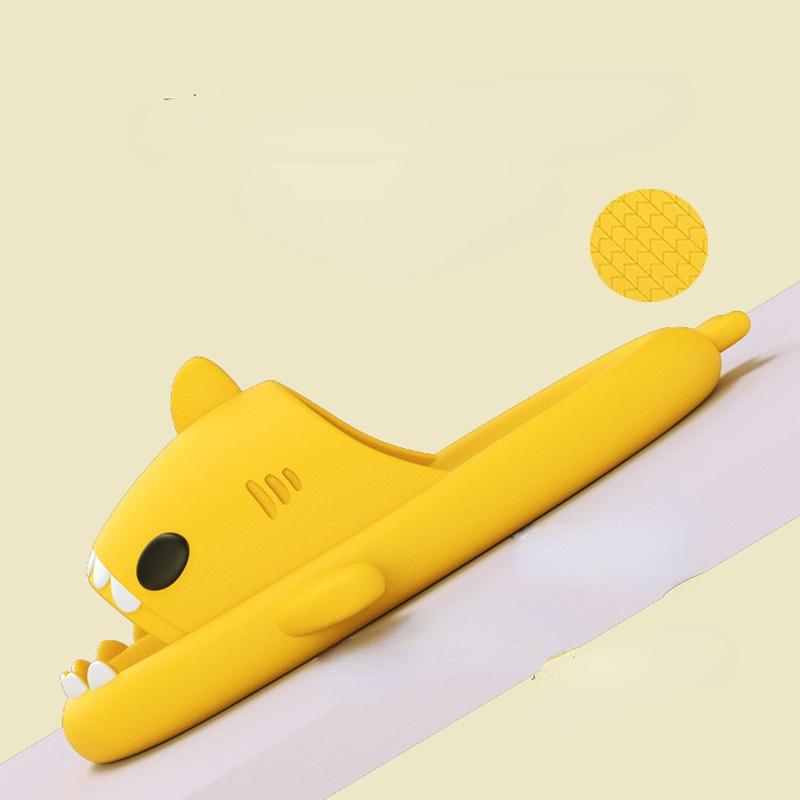 Shark Slippers Summer Adult Couple Slippers Tide Indoor And Outdoor Funny Home Cute Cartoon Parentchild Children'S Sandals