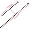 14"-24" Telescopic Draw Rod Easy to Pull The Window Shades Up and Down Drapery Adjustable Rod for Cordless Roller, Cellular Shades and Zebra Blinds