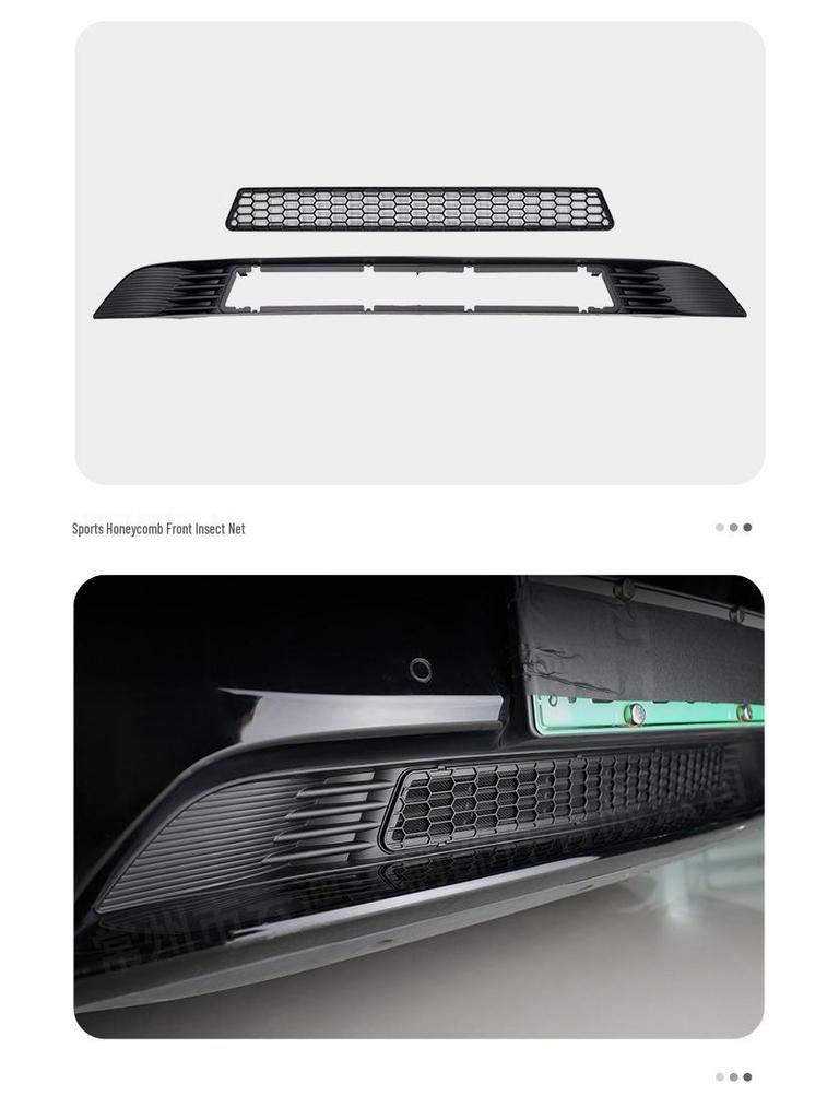 Tesla Model Y Insect Net & Air Inlet Protector with Water Deflector Tray