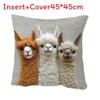 Animal Series Polyester Throw Pillow Cover For Living Room Decor