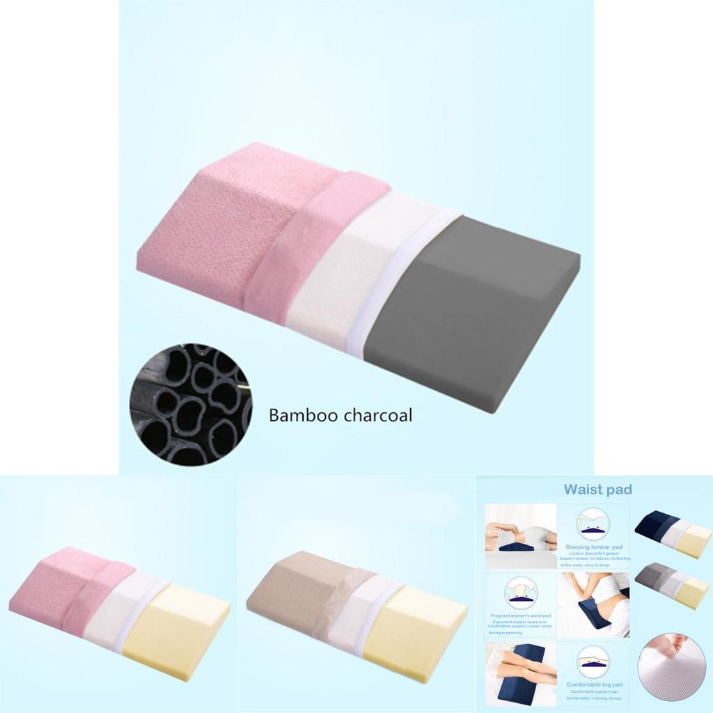 Cuscino a Cuneo Premium in Memory Foam per Supporto Lombare per il Massimo Comfort di Schiena e Gambe