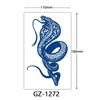 Herbal Tattoo Stickers, Juice Tattoo Stickers, Semi-Permanent English Letter Tattoo Stickers Tattoo
